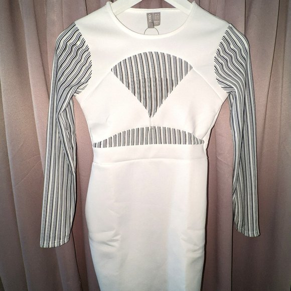 ASOS White and Black  Dress - Picture 1 of 4